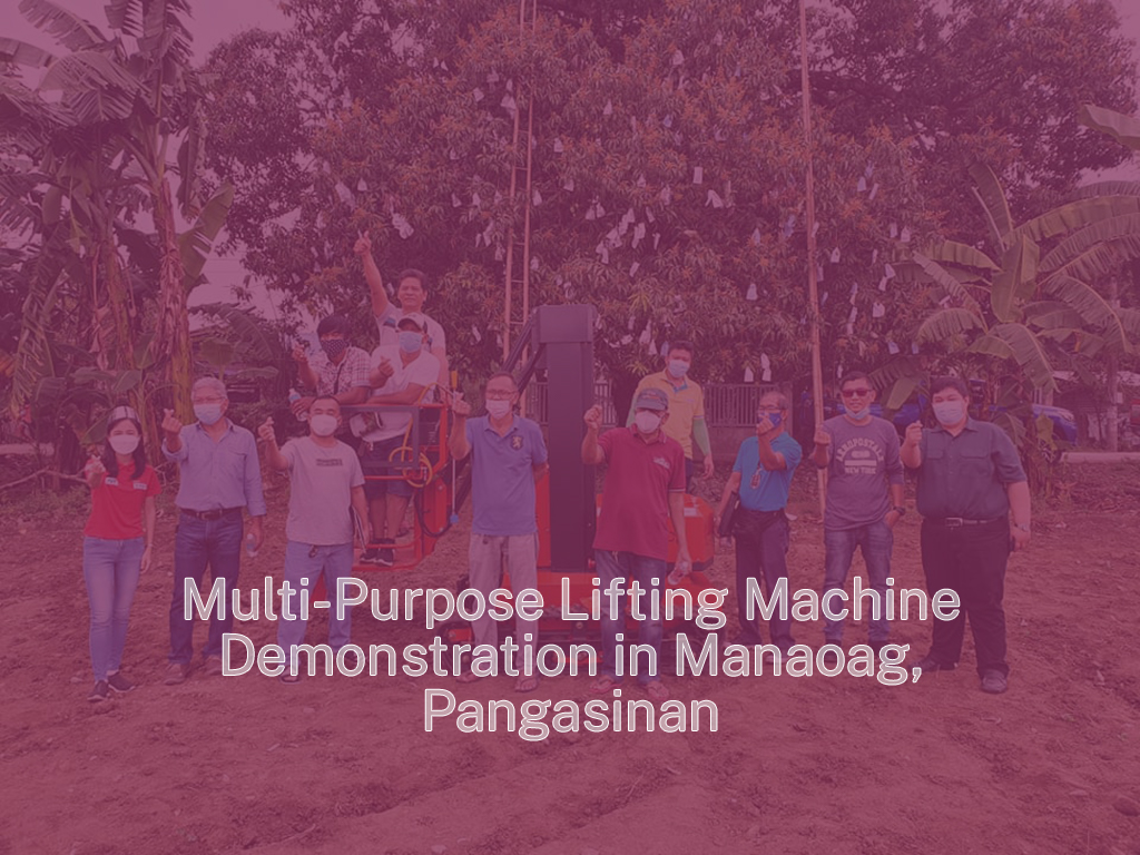 Multi-purpose Lifting Machine Demo